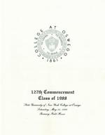1988 - May - AM - Commencement - SUNY Oswego