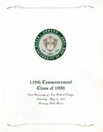 1990 - May - AM - Commencement - SUNY Oswego