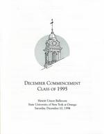 1994 - December - AM - Commencement - SUNY Oswego