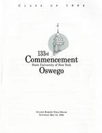 1994 - May - AM - Commencement - SUNY Oswego