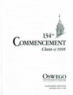 1995 - May - AM - Commencement - SUNY Oswego