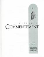 1996 - December - AM - Commencement - SUNY Oswego